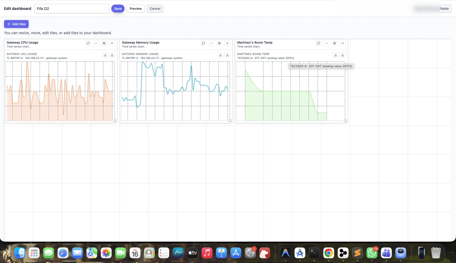 BAaaS.io dashboard builder screenshot